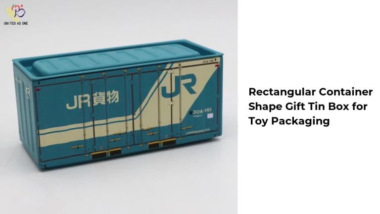 矩形容器形状礼品锡盒用于玩具包装JH199